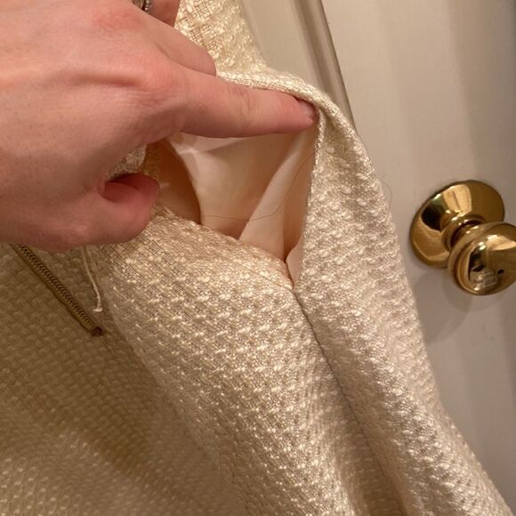 Elizabeth McKay sleeveless textured dress size 10 - Picture 5 of 5